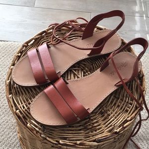 Madewell strappy leather sandals